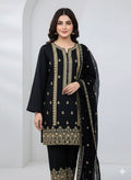 Embroidered 3 Piece Cotton Suit with Chiffon Dupatta | Summer Collection 2026