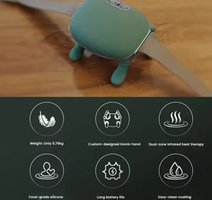 Portable, Bionic Heated Neck and Back Massager